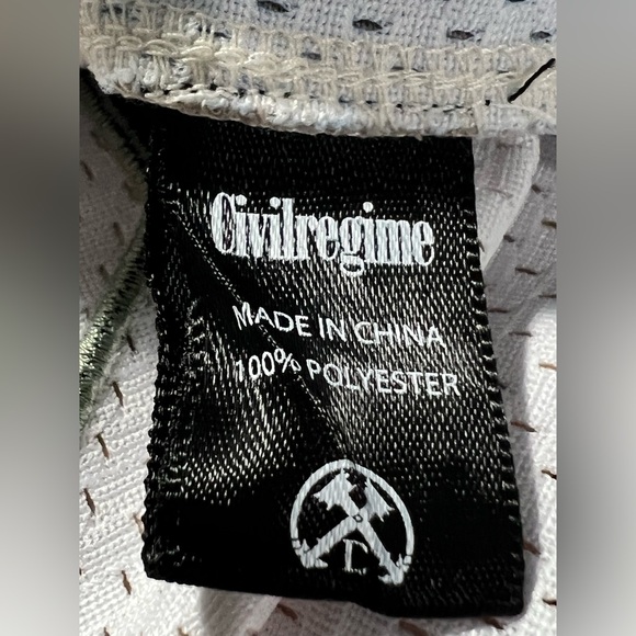 Civil Regime Major Basketball Jersey Beige Milk Men's Size
XL Embroidered Mesh - Picture 13 of 16